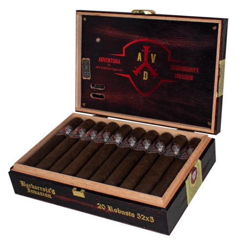 ADVentura Barbarrojas Invasion Robusto - Shop Cigars Now - - Dominican Republic, Medium, Robusto, San Andres Maduro Wrapper