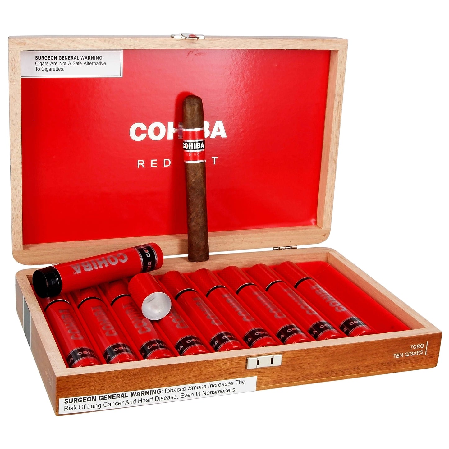 Cohiba Toro Tubo Red Dot - Shop Cigars Now - - Cameroon Wrapper, Dominican Republic, MILD, Toro