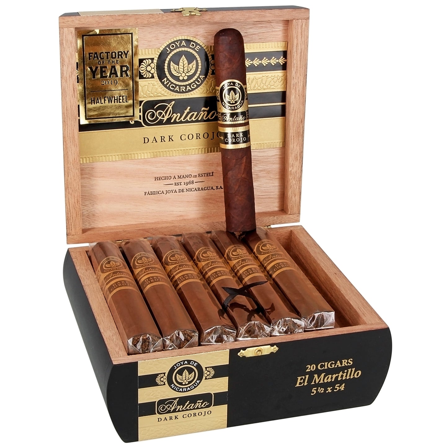 Joya de Nicaragua Antano Dark Corojo El Martillo - Shop Cigars Now - - Full, Nicaragua, Nicaraguan Corojo Wrapper, Robusto