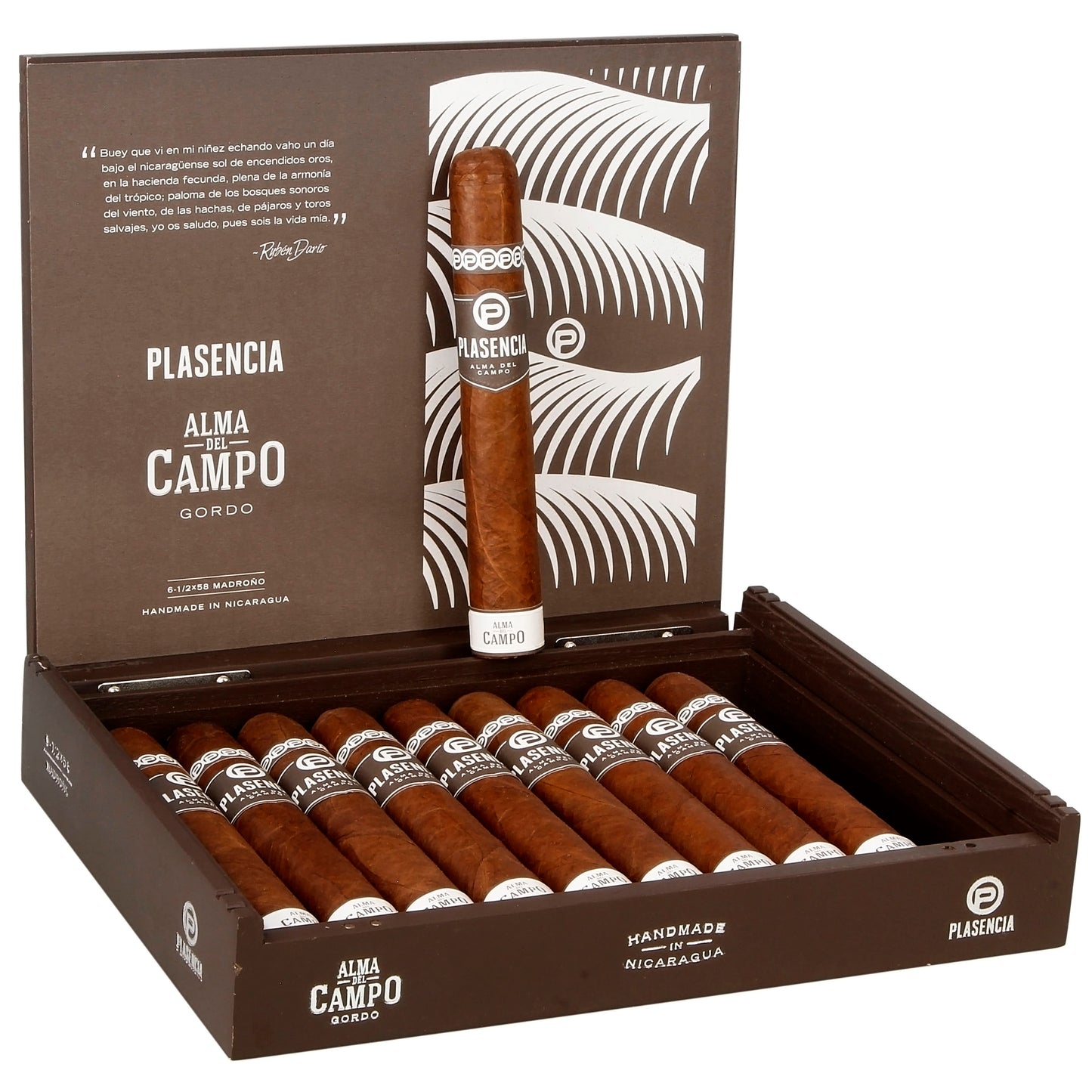Plasencia Alma Del Campo Madrono Toro - Shop Cigars Now - - Medium, Nicaragua, Nicaraguan Wrapper, Toro