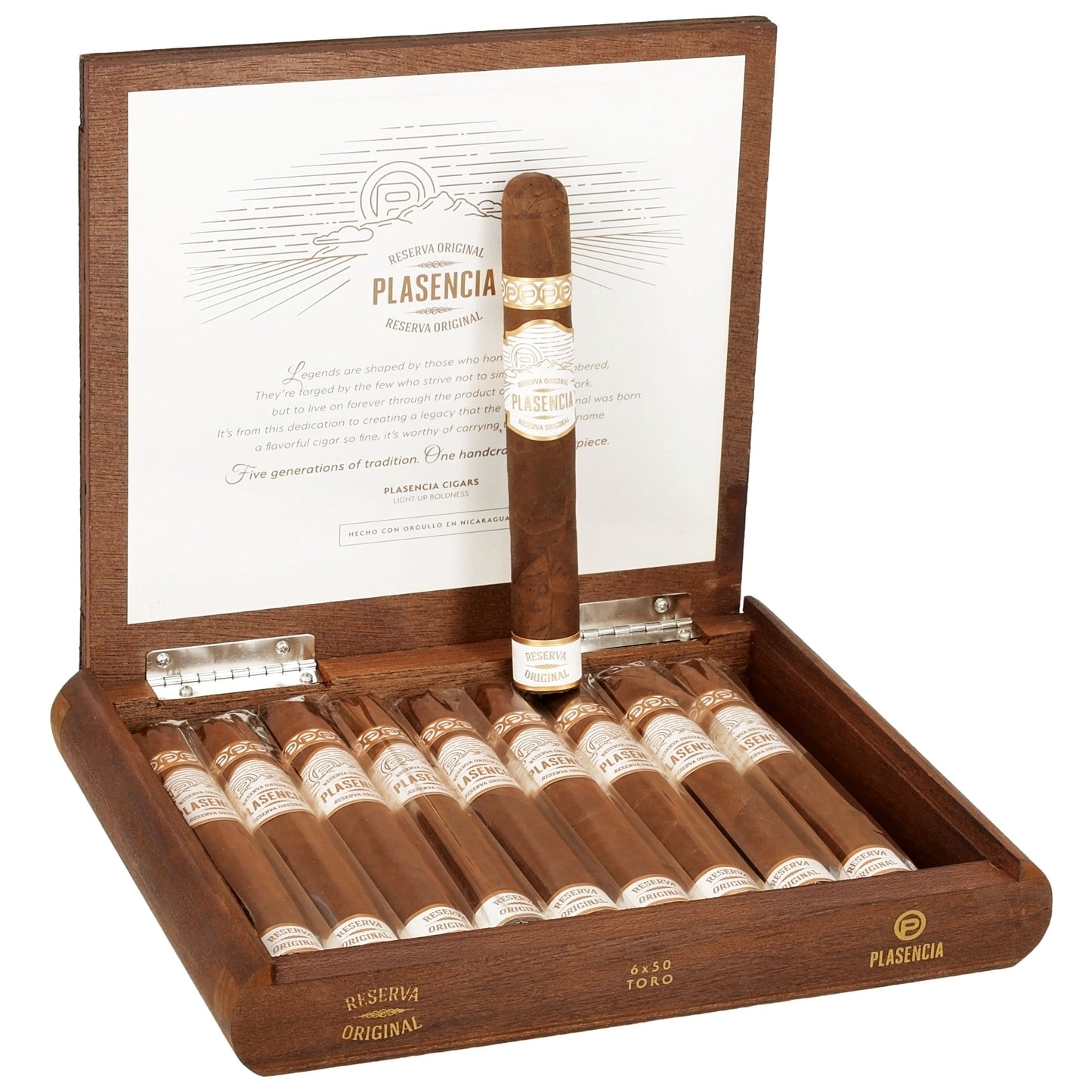 Plasencia Reserva Original Toro - Shop Cigars Now - - Medium, Nicaragua, Nicaraguan Wrapper, Toro