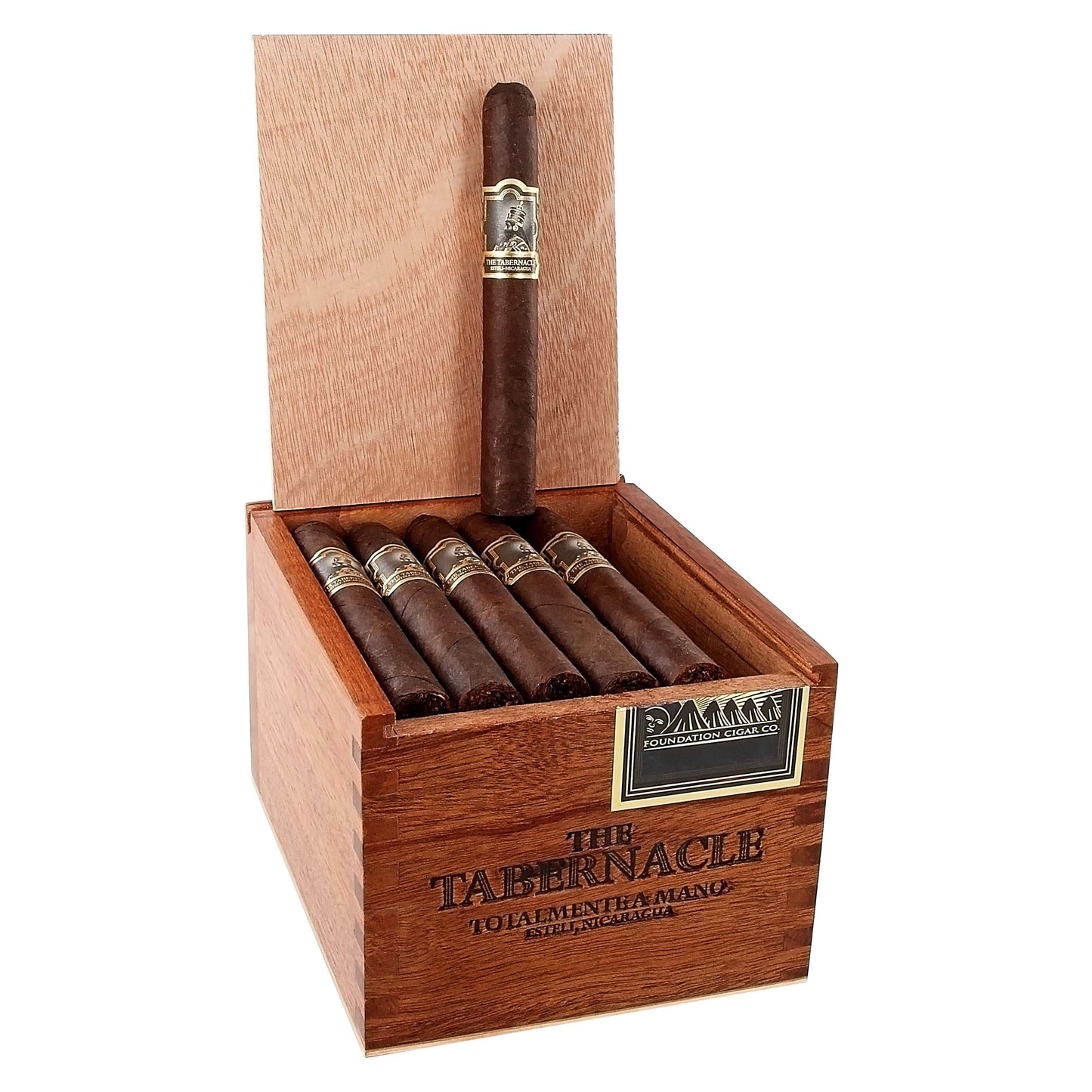 Foundation Cigar Co. The Tabernacle Corona - Shop Cigars Now - - Corona, Full, Nicaragua, USA Connecticut Broadleaf Wrapper