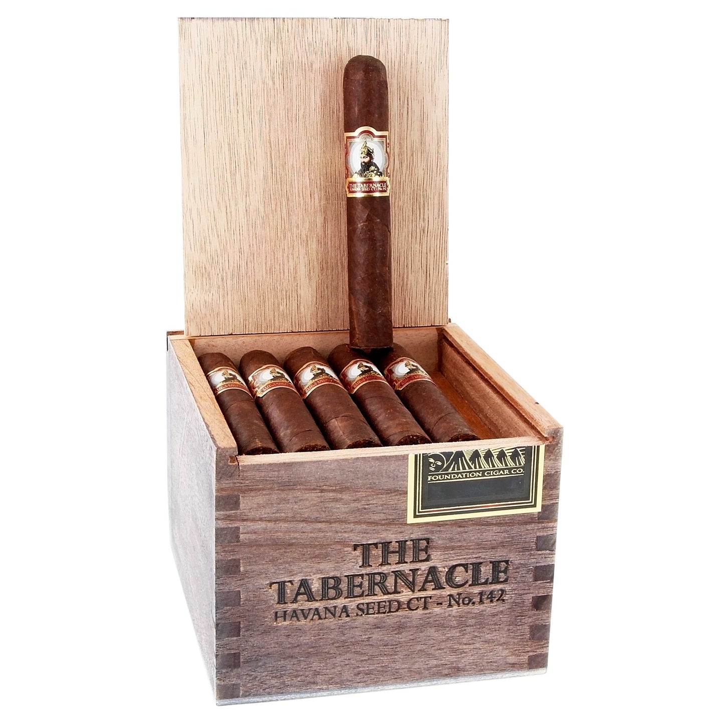 Foundation Cigar Co. Tabernacle Havana Seed CT No. 142 Robusto - Shop Cigars Now - - Full, Nicaragua, Robusto, USA Connecticut Broadleaf Wrapper