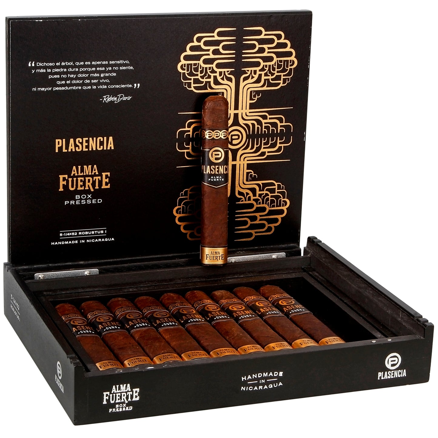 Plasencia Alma Fuerte Robustus I - Shop Cigars Now - - Box Pressed, Medium, Nicaragua, Nicaraguan Wrapper, Robusto