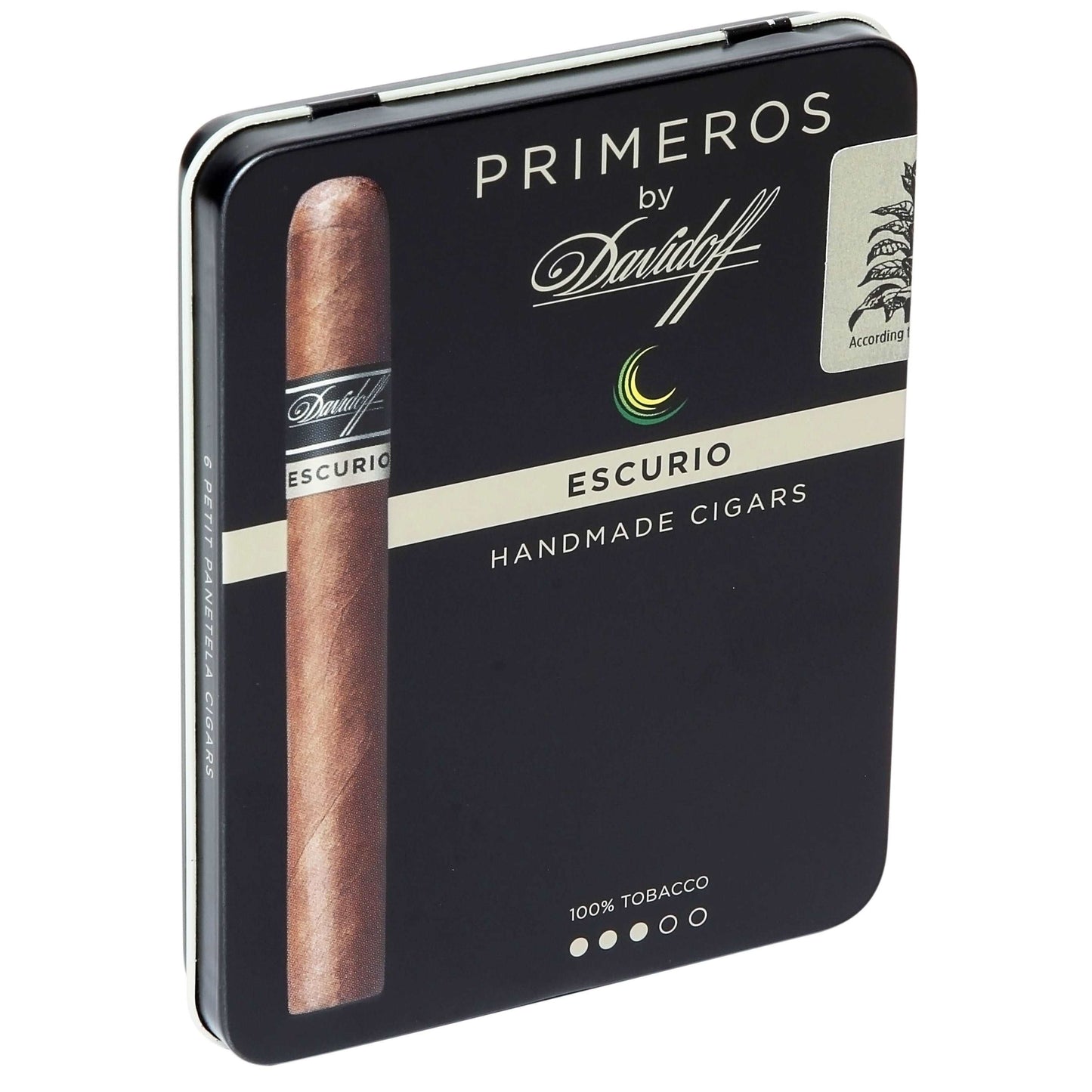 Davidoff Primeros Escurio - Shop Cigars Now - - Dominican Republic, Ecuadorian Habano Wrapper, MEDIUM, Small Panatela