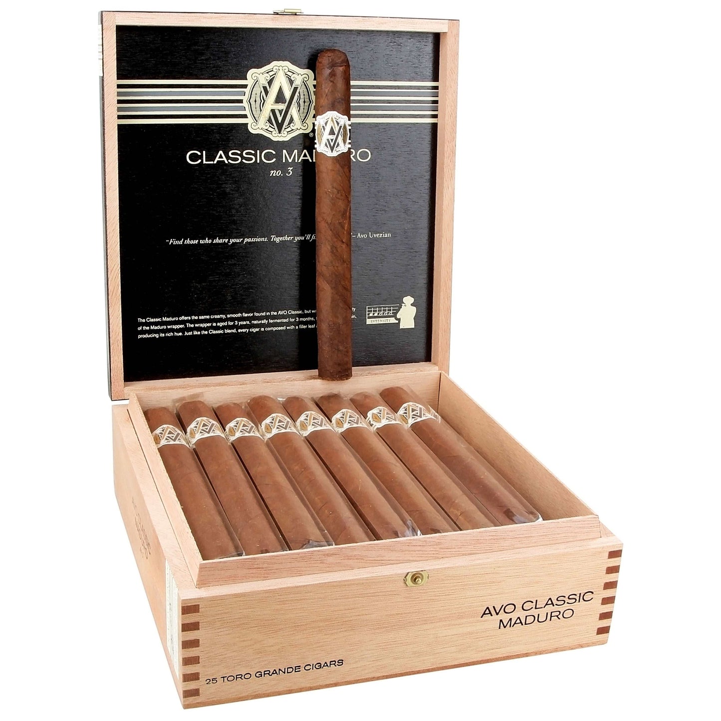 AVO Classic No. 3 Maduro - Shop Cigars Now - - Churchill, Dominican Republic, Medium, USA Connecticut Broadleaf Wrapper