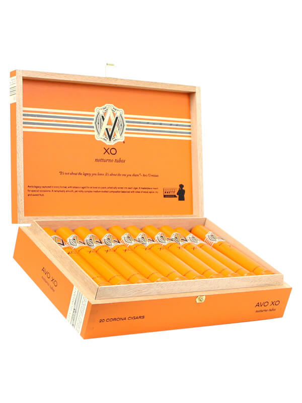 AVO XO Notturno Tubo - Shop Cigars Now - - Dominican Republic, Ecuadorian Connecticut Shade Wrapper, Medium, Robusto