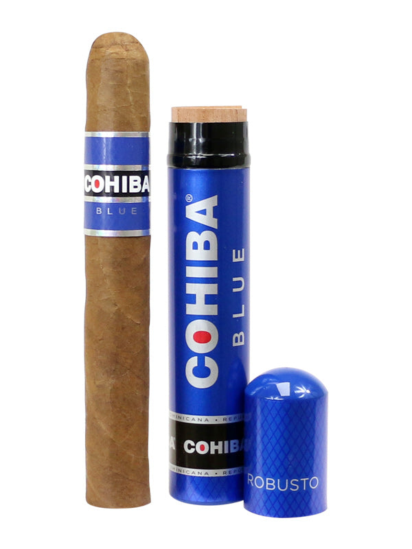 Cohiba Blue Robusto Tubo - Shop Cigars Now - - Dominican Republic, Honduran Wrapper, MEDIUM, Robusto