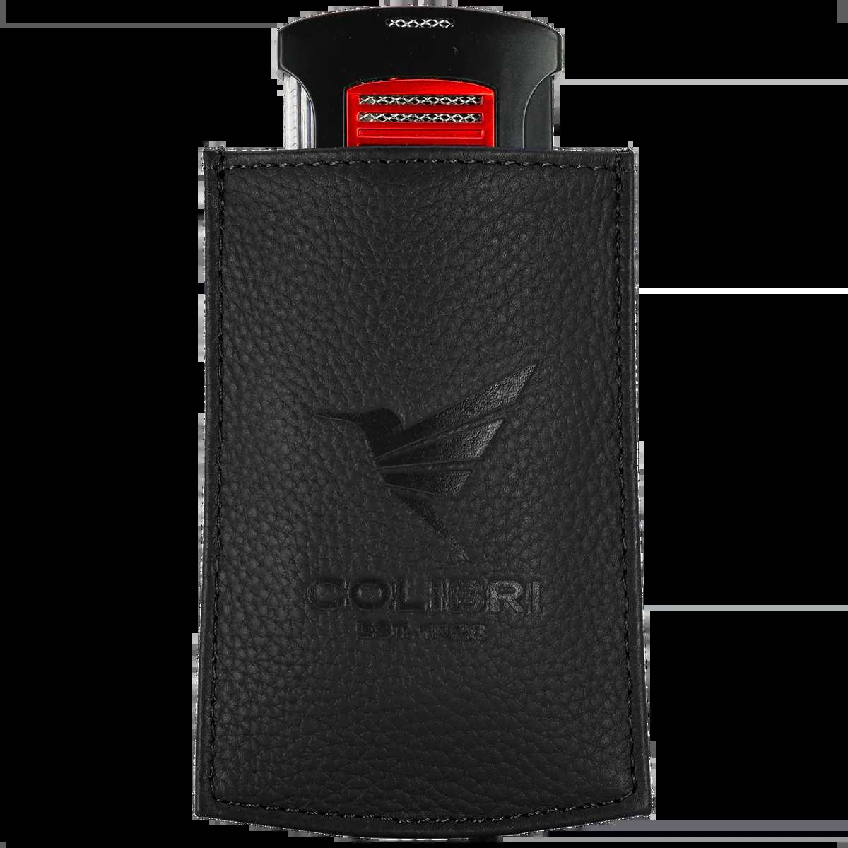 Colibri Leather Lighter/Cutter Holster Large - Shop Cigars Now - -