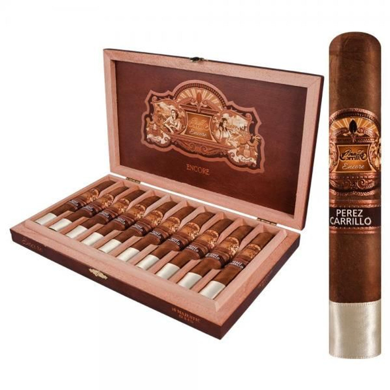 E.P. Carrillo Encore Majestic - Shop Cigars Now - - Dominican Republic, Medium-Full, Nicaragua Wrapper, Robusto