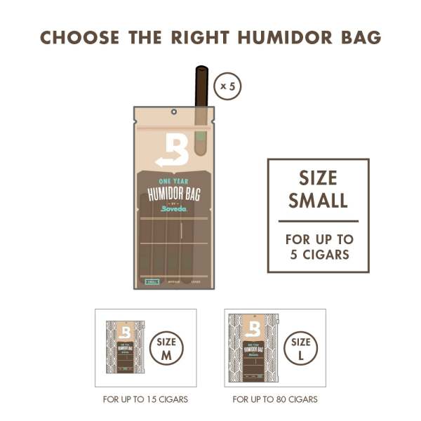 Boveda Small Humidor Bag - Shop Cigars Now - -