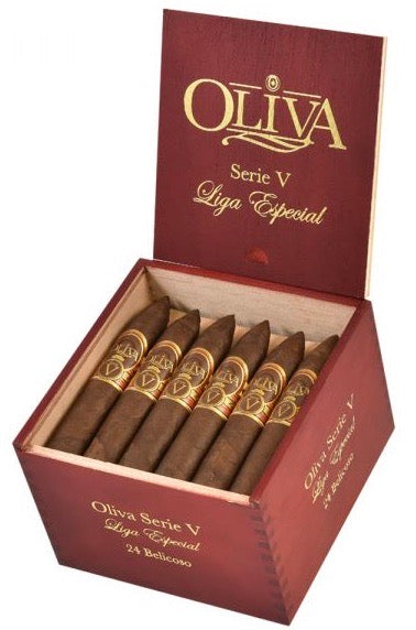 Oliva Serie V Liga Especial Belicoso - Shop Cigars Now - - Belicoso, Full, Nicaragua, Sungrown Habano Wrapper