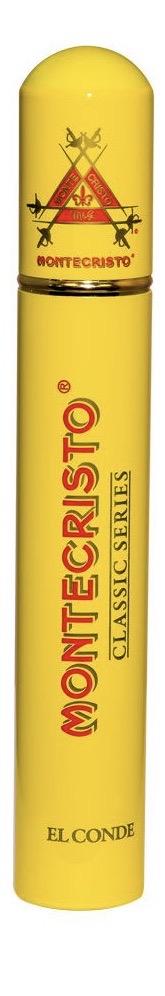 Montecristo Classic Series El Conde En Tubo - Shop Cigars Now - - Dominican Republic, Mild-Medium, Select Connecticut Shade Wrapper, Toro