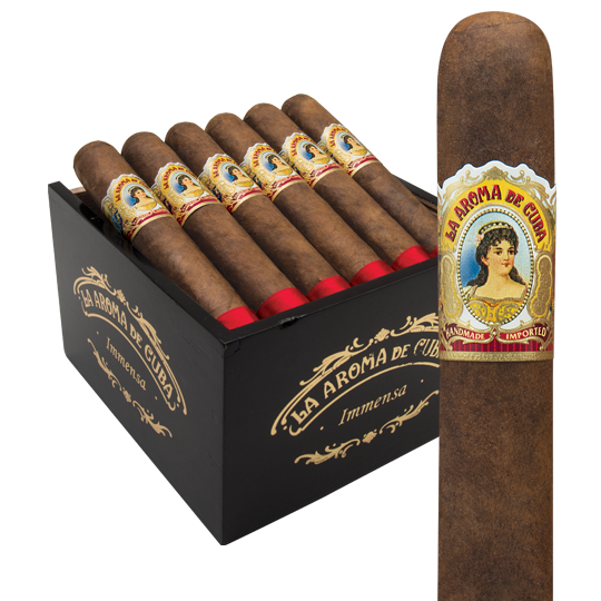 La Aroma de Cuba Immensa - Shop Cigars Now - - Connecticut Broadleaf Wrapper, Gordo, Medium, Nicaragua