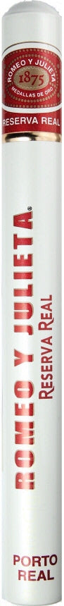 Romeo y Julieta Reserva Real Porto Real Tubo - Shop Cigars Now - - Dominican Republic, Ecuadorian Connecticut Shade Wrapper, Long Panatela, Mild-Medium