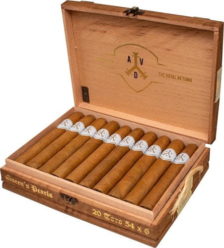 ADVentura The Royal Return Queens Pearls Toro - Shop Cigars Now  -  - Dominican Republic, Ecuadorian Connecticut Shade, MEDIUM, Toro
