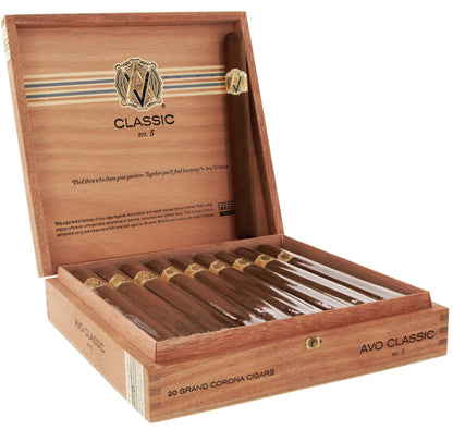 AVO Classic No. 5 - Shop Cigars Now  -  - Corona Grande, Dominican Republic, Ecuadorian Connecticut Shade Wrapper, Mild