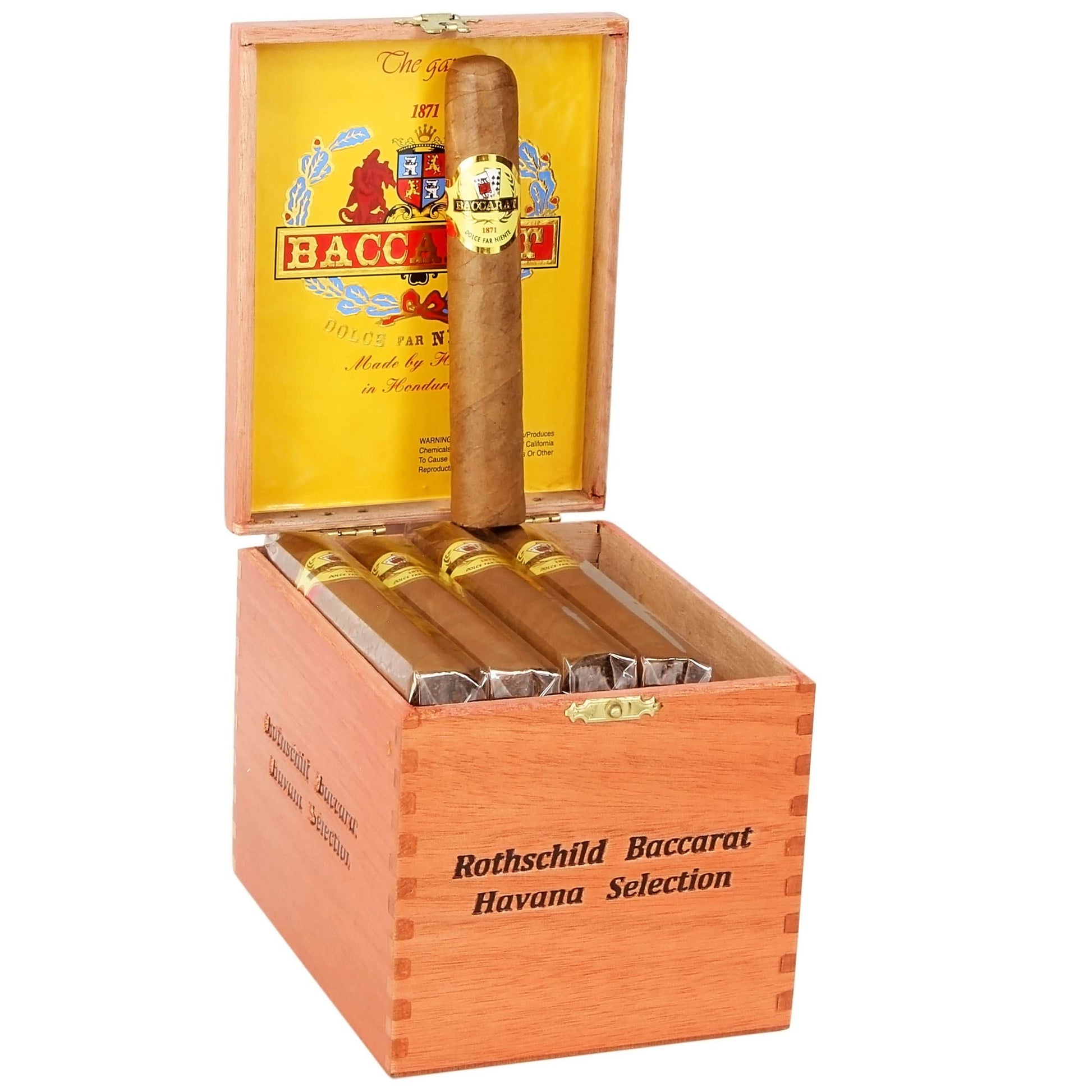 Baccarat Havana Selection Rothschild - Shop Cigars Now  -  - Honduran Wrapper, Honduras, MILD, Robusto