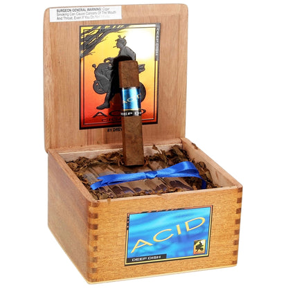 Drew Estate ACID Blue (Remi) Deep Dish - Shop Cigars Now  -  - Cameroon Wrapper, MILD, Nicaragua, Robusto