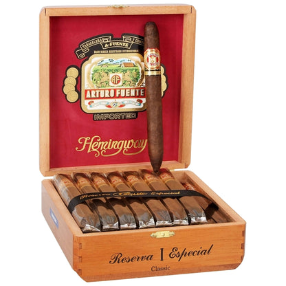 Arturo Fuente Hemingway Classic Maduro - Shop Cigars Now  -  - Dominican Republic, MEDIUM, Perfecto, USA Connecticut Broadleaf Wrapper