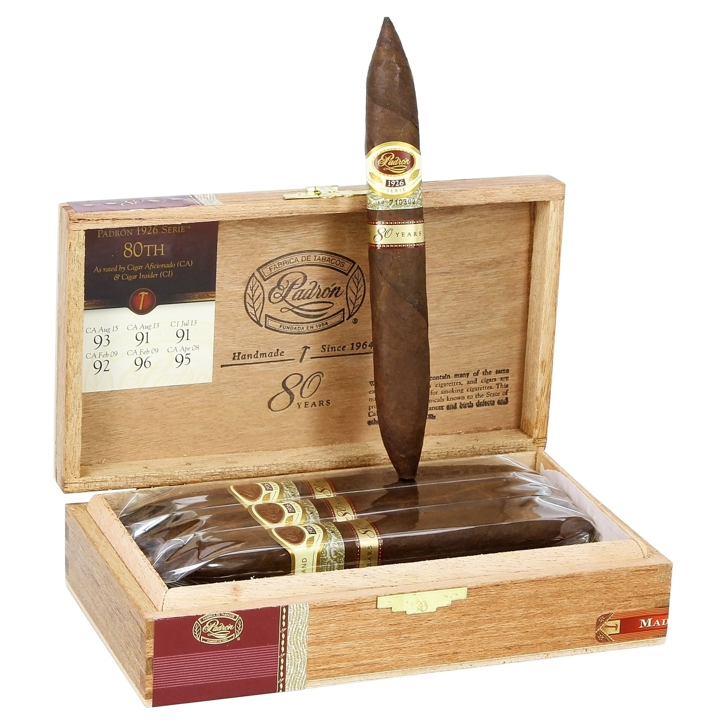 Padron Serie 1926 80 Years Perfecto Maduro - Shop Cigars Now  -  - Full, Nicaragua, Nicaraguan Wrapper, Perfecto