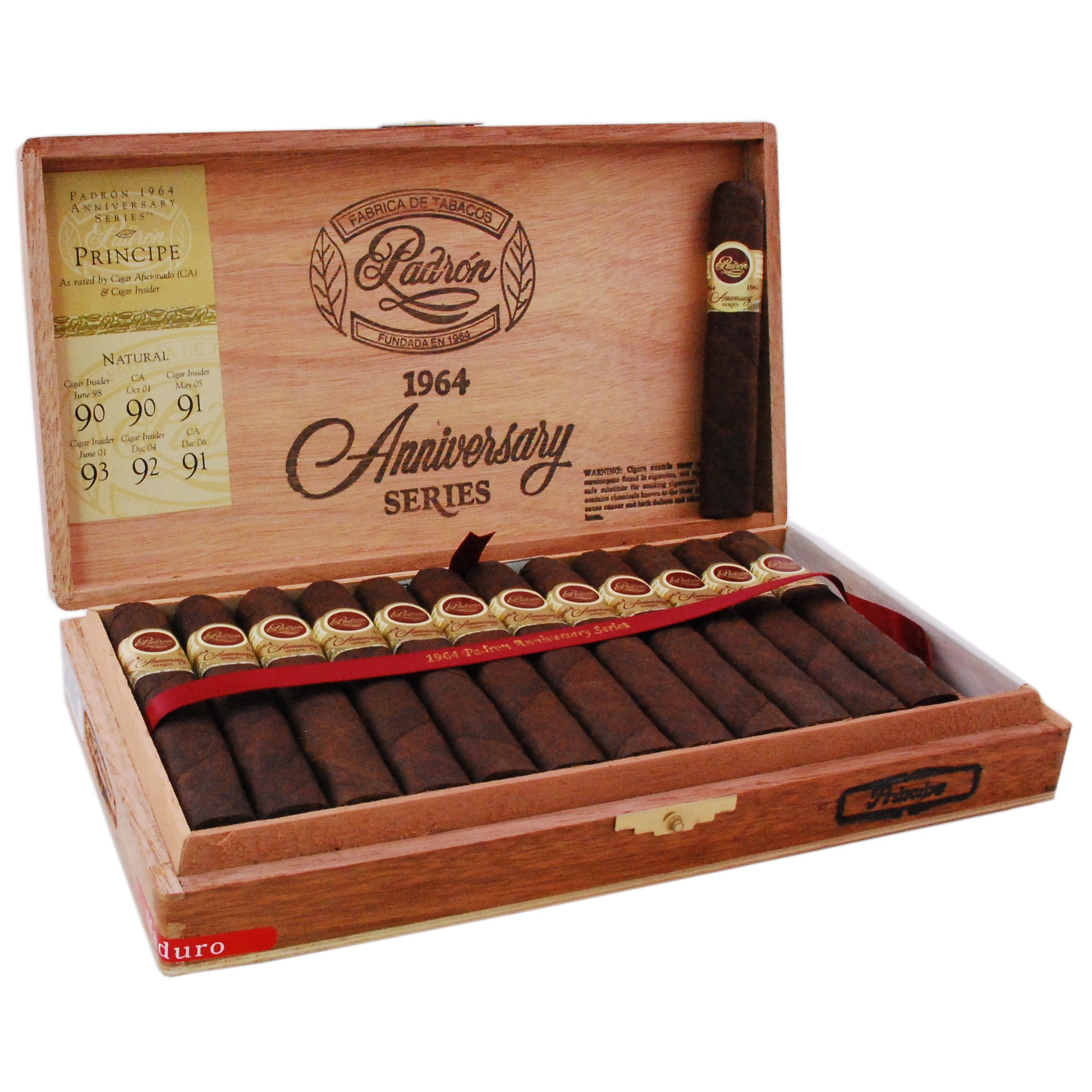 Padron 1964 Anniversary Principe Maduro - Shop Cigars Now  -  - Corona Extra, Full, Nicaragua, Nicaraguan Wrapper