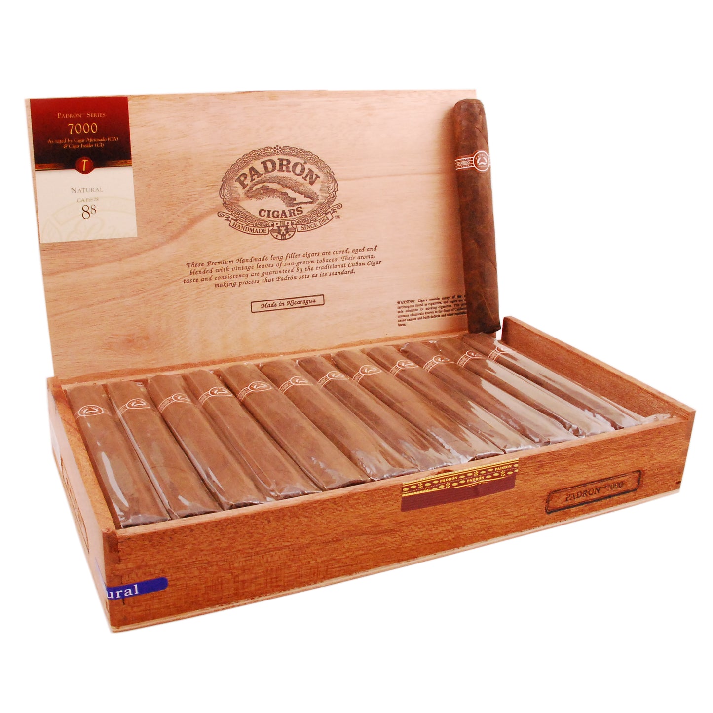 Padron (Traditional) No. 7000 - Shop Cigars Now  -  - Mild, Nicaragua, Nicaraguan Wrapper, Toro