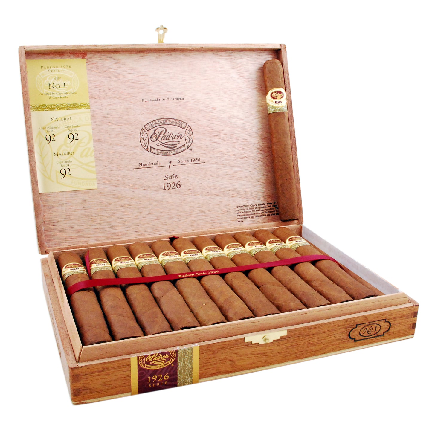 Padron Serie 1926 No. 1 Natural - Shop Cigars Now  -  - Box Pressed, Double Corona, Full, Nicaragua, Nicaraguan Wrapper