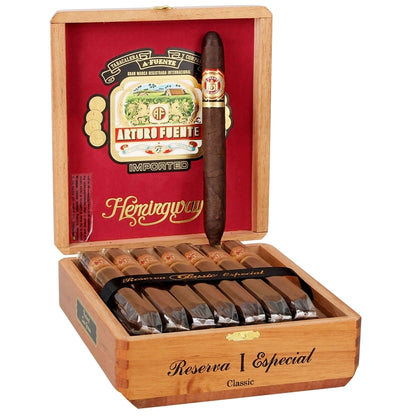 Arturo Fuente Hemingway Classic Sun Grown - Shop Cigars Now  -  - Dominican Republic, Ecuadorian Sungrown Wrapper, Medium, Perfecto