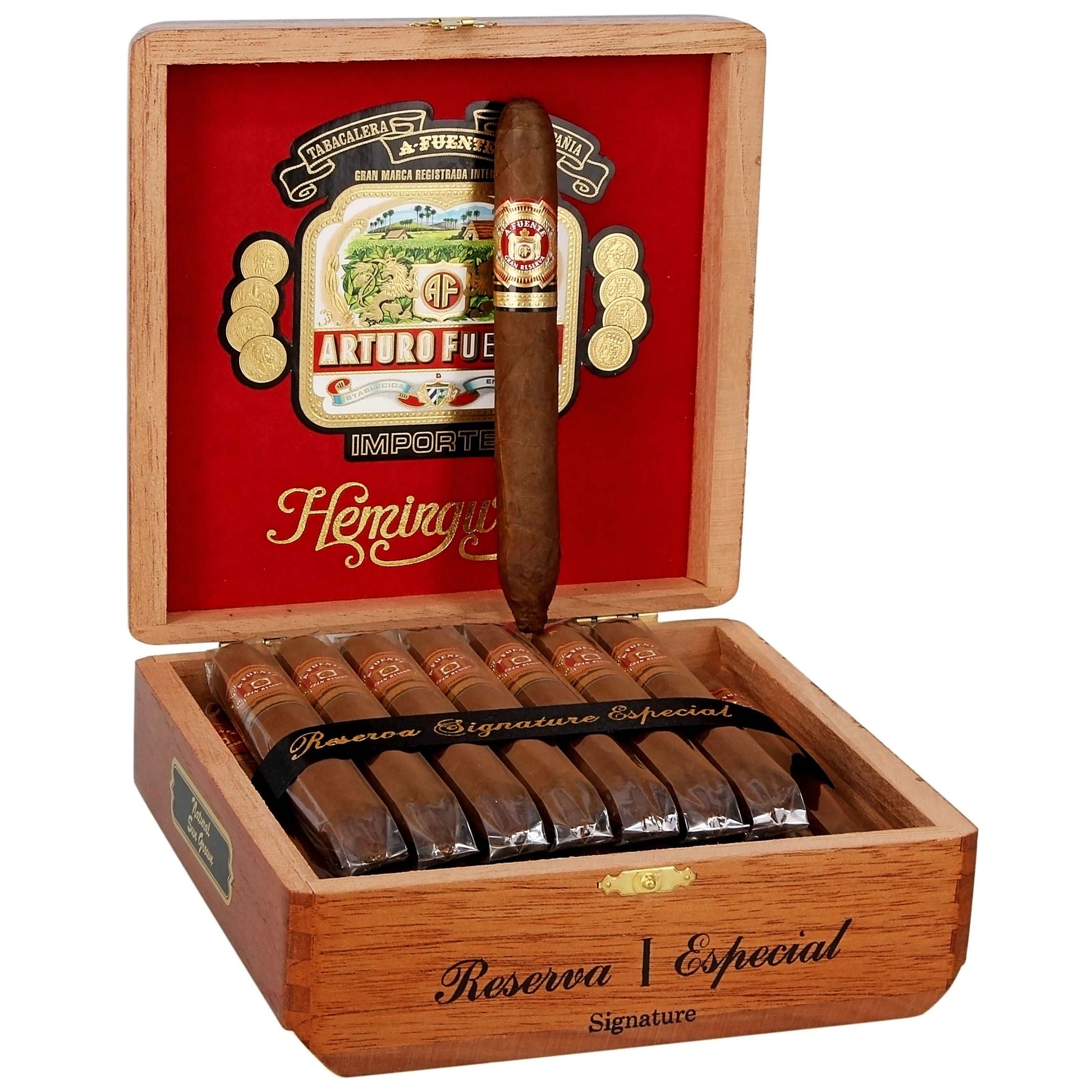 Arturo Fuente Hemingway Signature Sun Grown - Shop Cigars Now  -  - Dominican Republic, Ecuadorian Sungrown Wrapper, MEDIUM, Perfecto