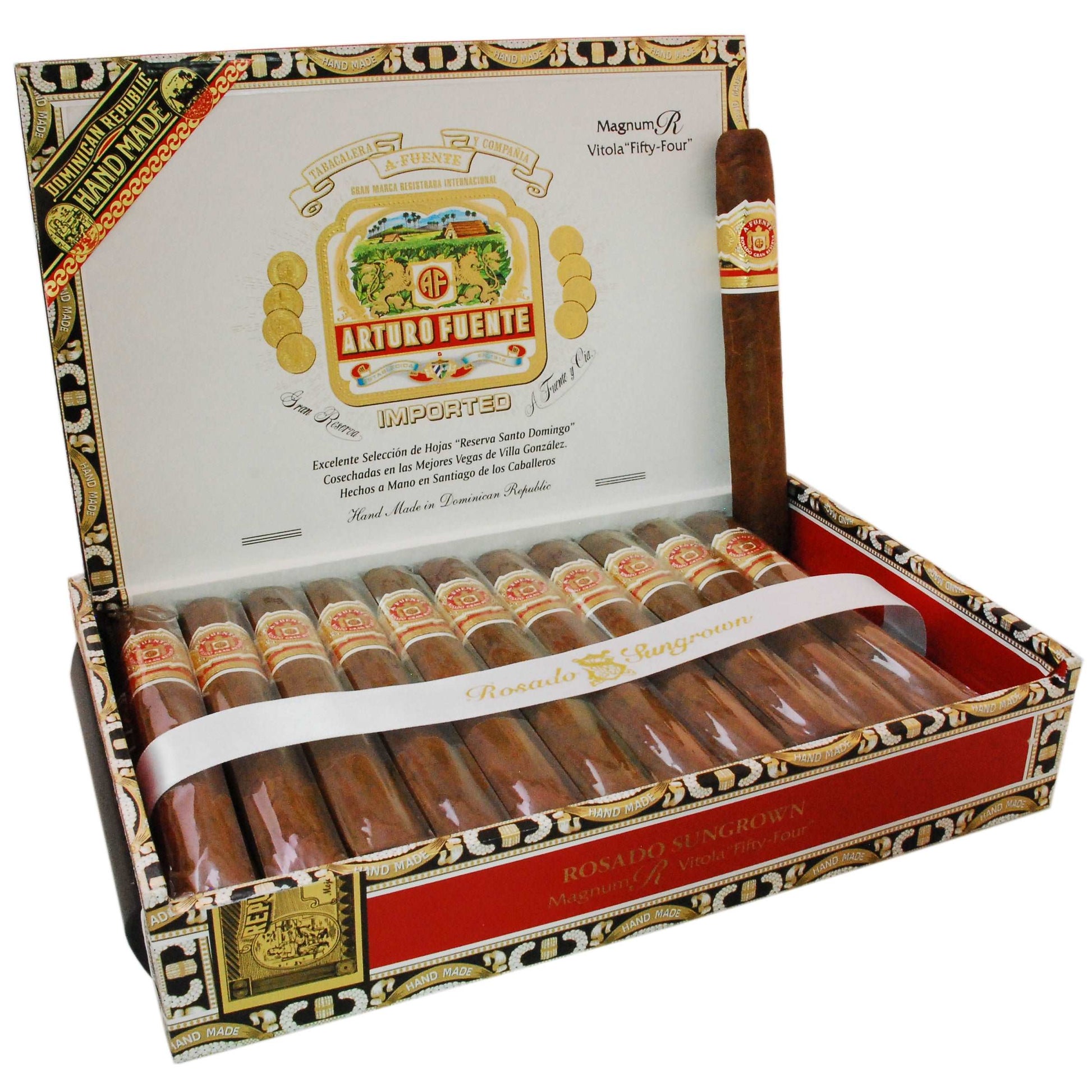 Arturo Fuente Rosado Sungrown Magnum R 54 - Shop Cigars Now  -  - Dominican Republic, MEDIUM, Sungrown Wrapper, Toro