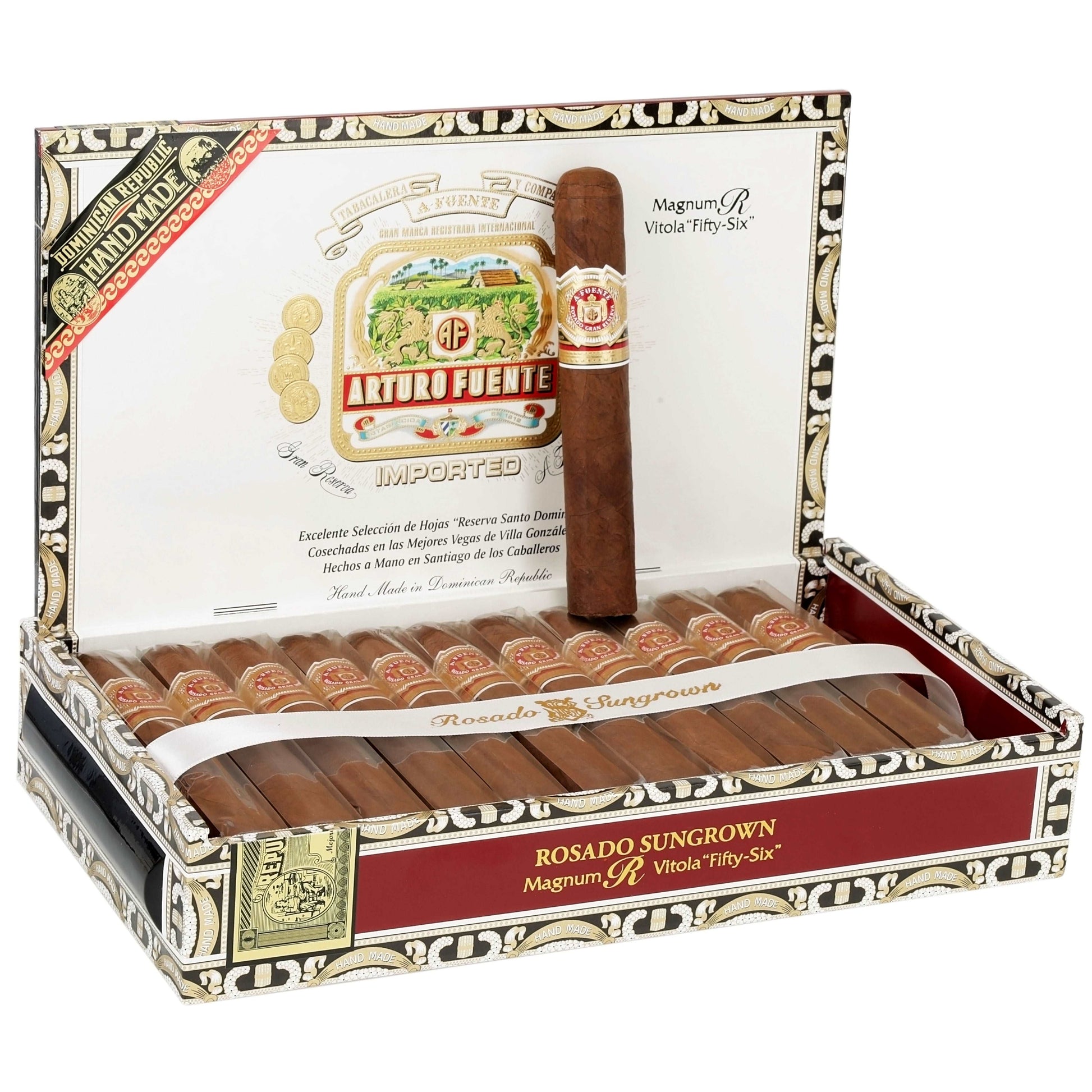 Arturo Fuente Rosado Sungrown Magnum R 56 - Shop Cigars Now  -  - Dominican Republic, MEDIUM, Robusto, Sungrown Wrapper