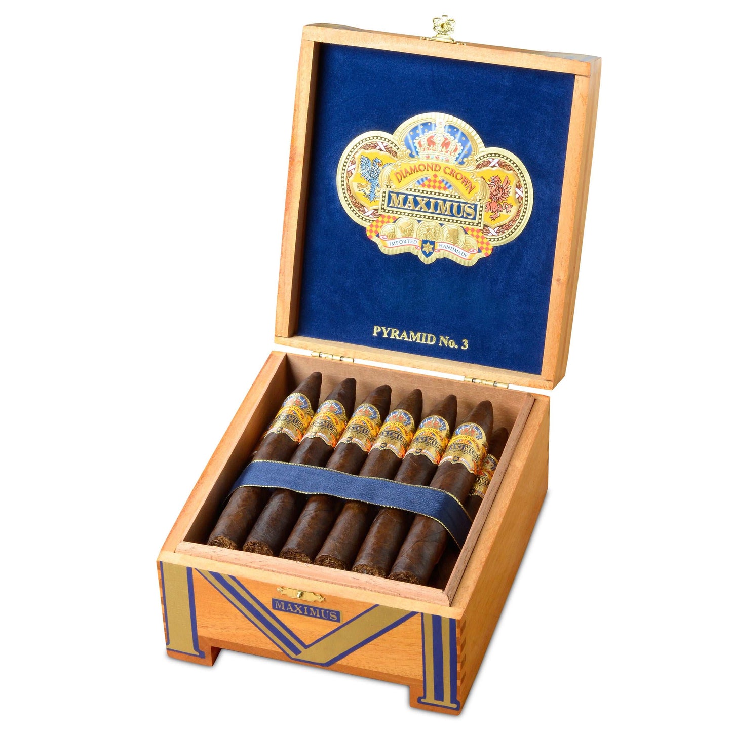 Diamond Crown Maximus Pyramid No. 3 - Shop Cigars Now  -  - Dominican Republic, Ecuadorian Sungrown Wrapper, FULL, Torpedo