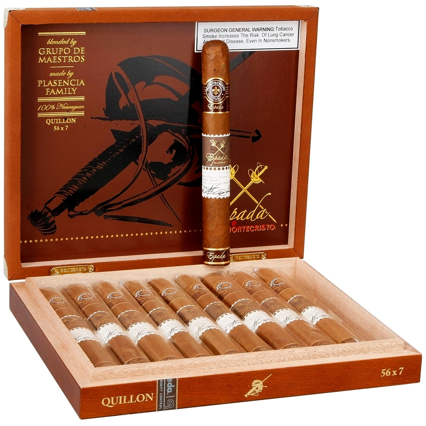 Montecristo Espada Quillon - Shop Cigars Now  -  - Double Corona, Medium, Nicaragua, Nicaraguan Habano Wrapper