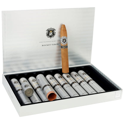 Zino Platinum Crown Series Rocket Tubo - Shop Cigars Now  -  - Dominican Republic, Double Corona, Ecuadorian Wrapper, Medium