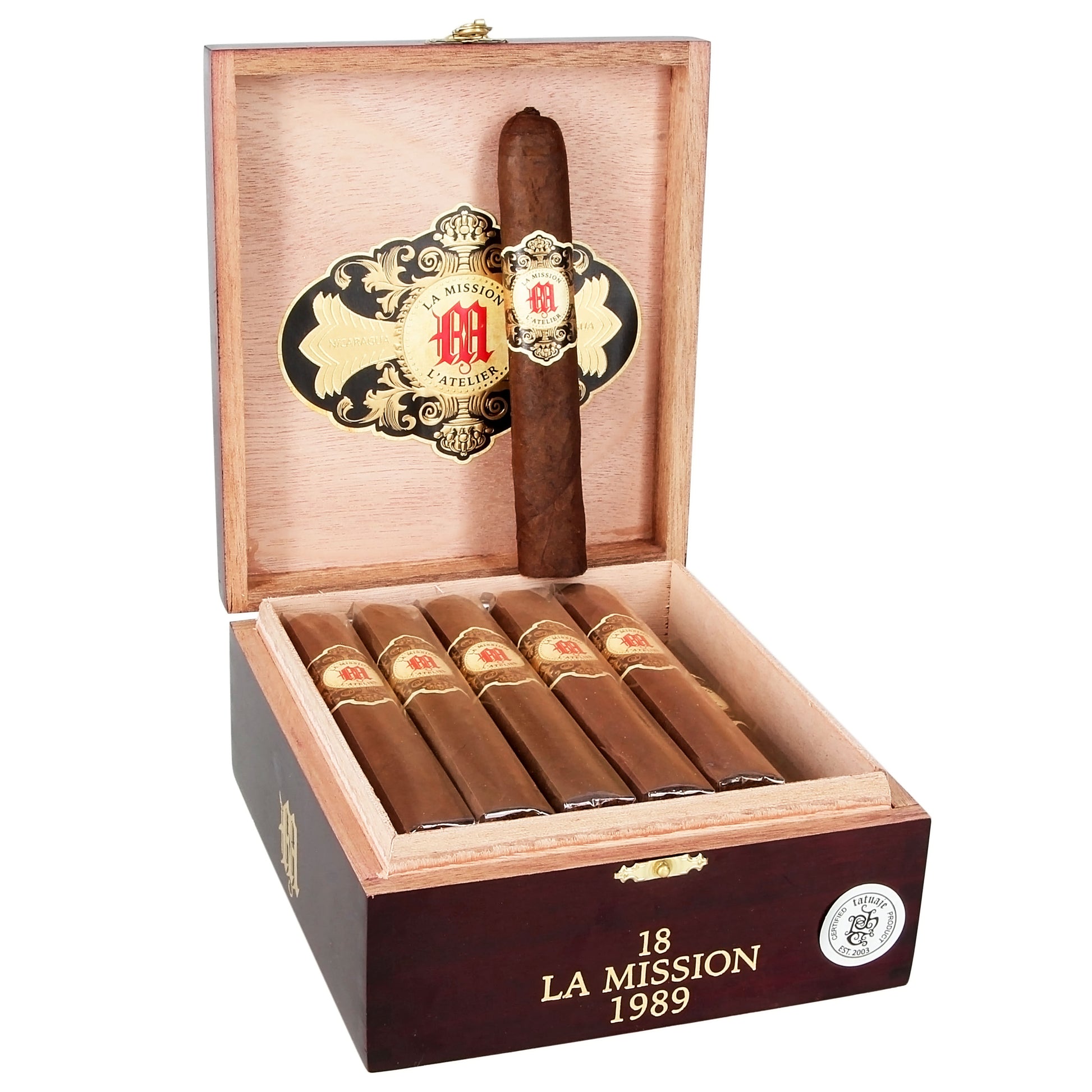 L'Atelier La Mission du L'Atelier 1989 - Shop Cigars Now  -  - Full, Nicaragua, San Andres Mexican Maduro Wrapper, Toro