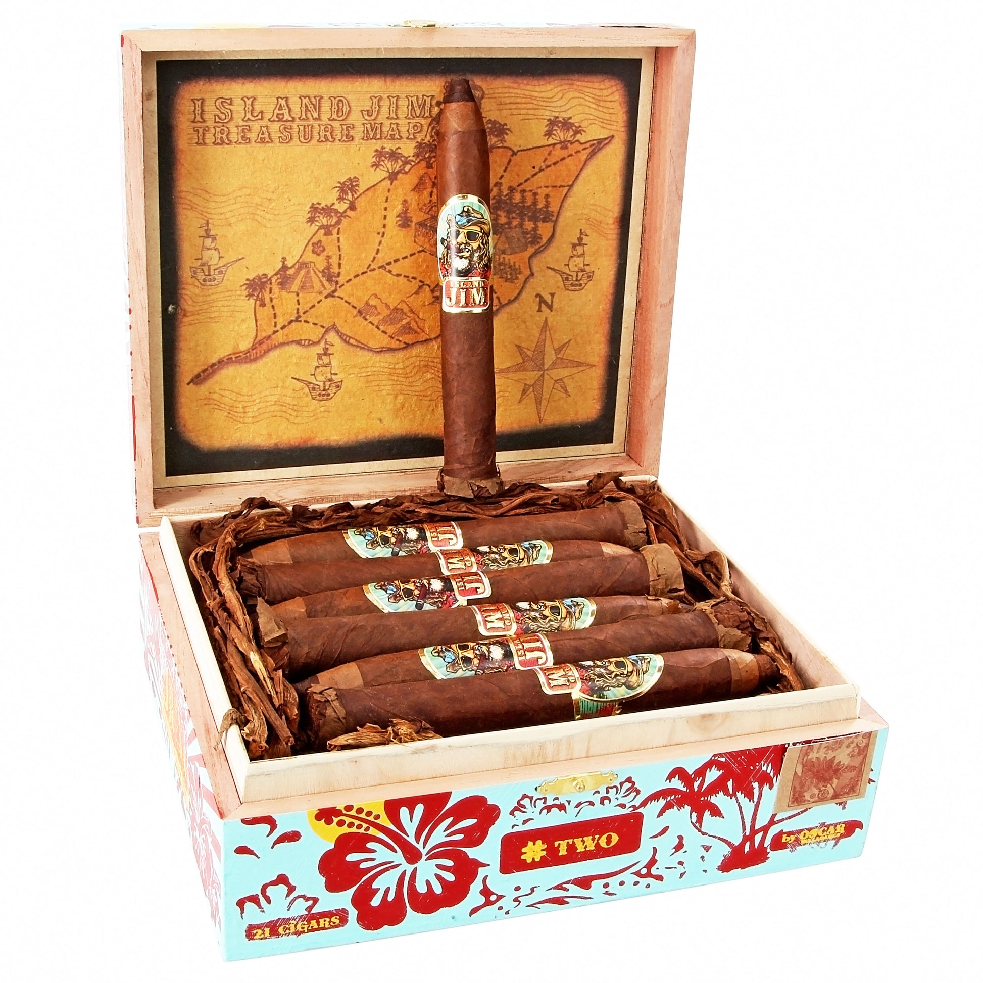 Oscar Valladares Island Jim #2 Torpedo - Shop Cigars Now  -  - Honduras, Medium, Nicaraguan Jalapa Wrapper, Torpedo