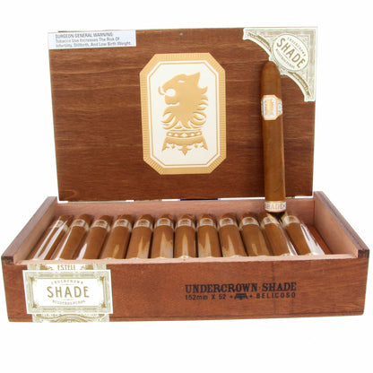 Drew Estate Liga Undercrown Connecticut Shade Belicoso - Shop Cigars Now  -  - Ecuadorian Connecticut Shade Wrapper, MEDIUM, Nicaragua, Torpedo