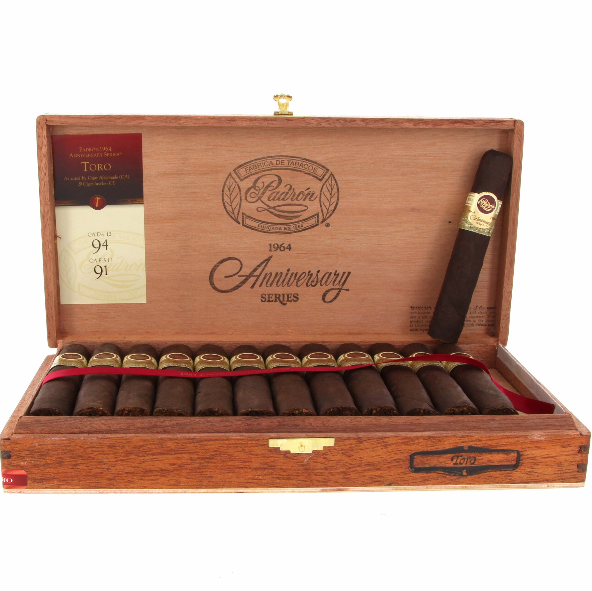 Padron 1964 Anniversary No. 4 Maduro - Shop Cigars Now  -  - Full, Nicaragua, Nicaraguan Wrapper, Toro