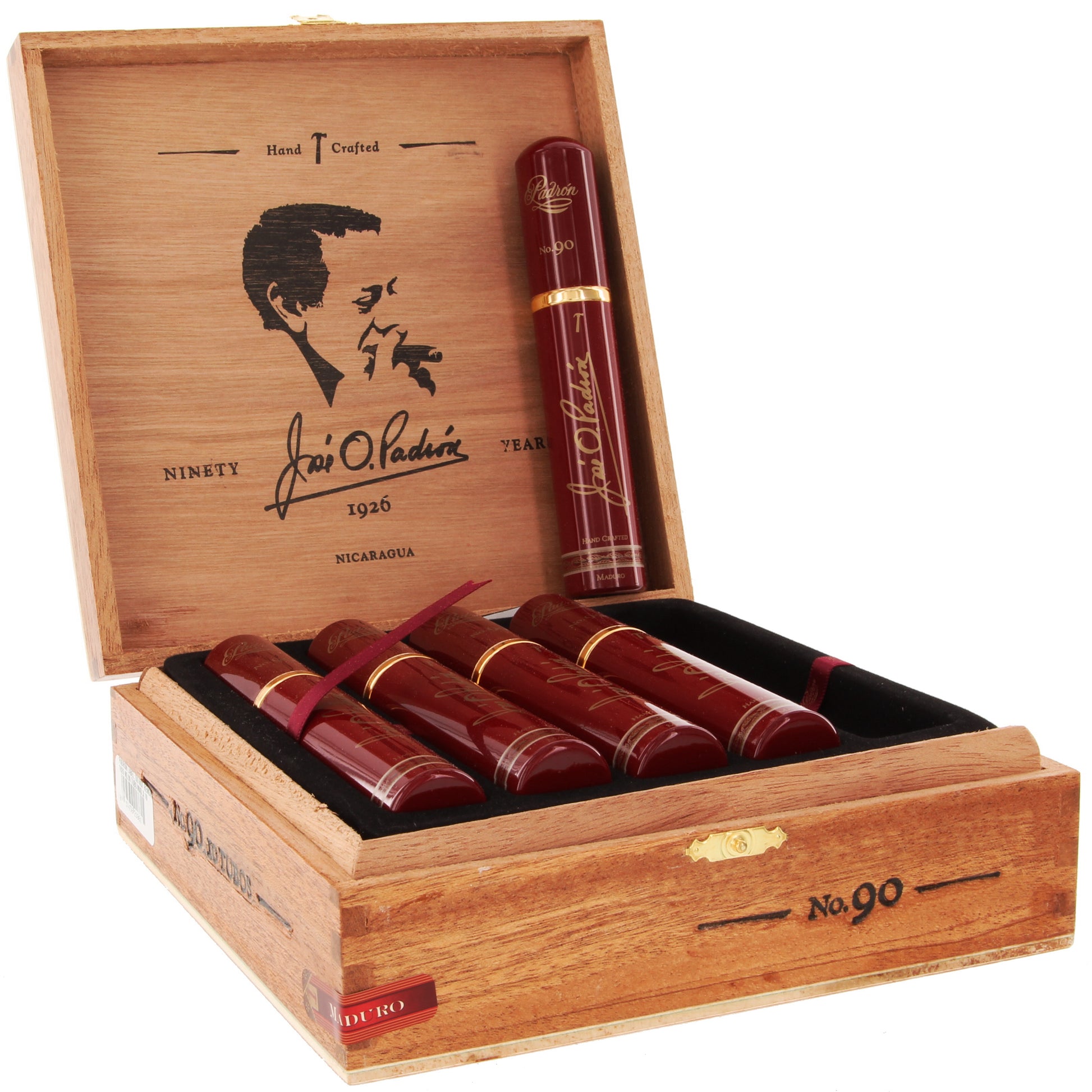 Padron Serie 1926 No. 90 Tubo Maduro - Shop Cigars Now  -  - Full, Nicaragua, Nicaraguan Wrapper, Robusto