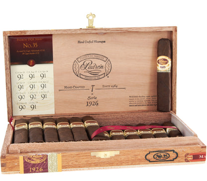 Padron Serie 1926 No. 35 Maduro - Shop Cigars Now  -  - Box Pressed, Full, Nicaragua, Nicaraguan Wrapper, Robusto