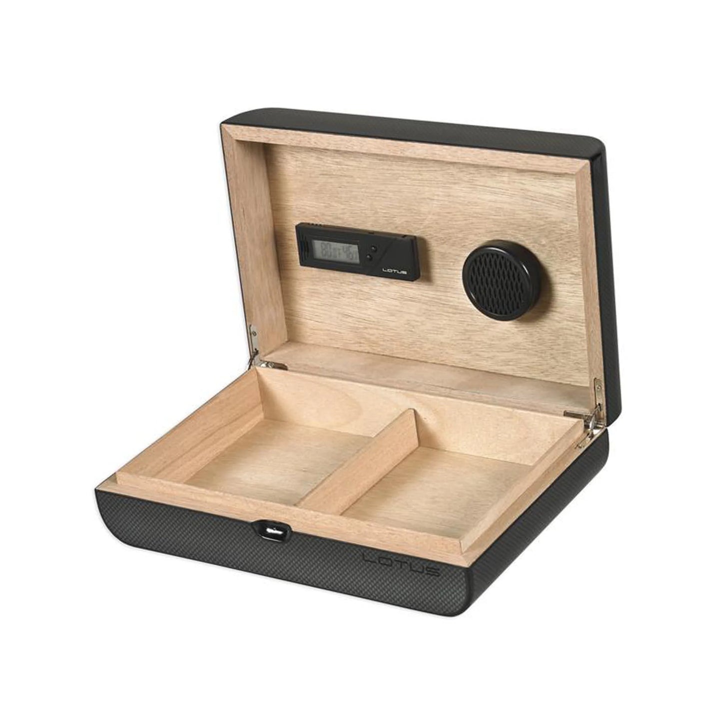 Lotus Carbon Fiber Humidor - Shop Cigars Now  -  - 