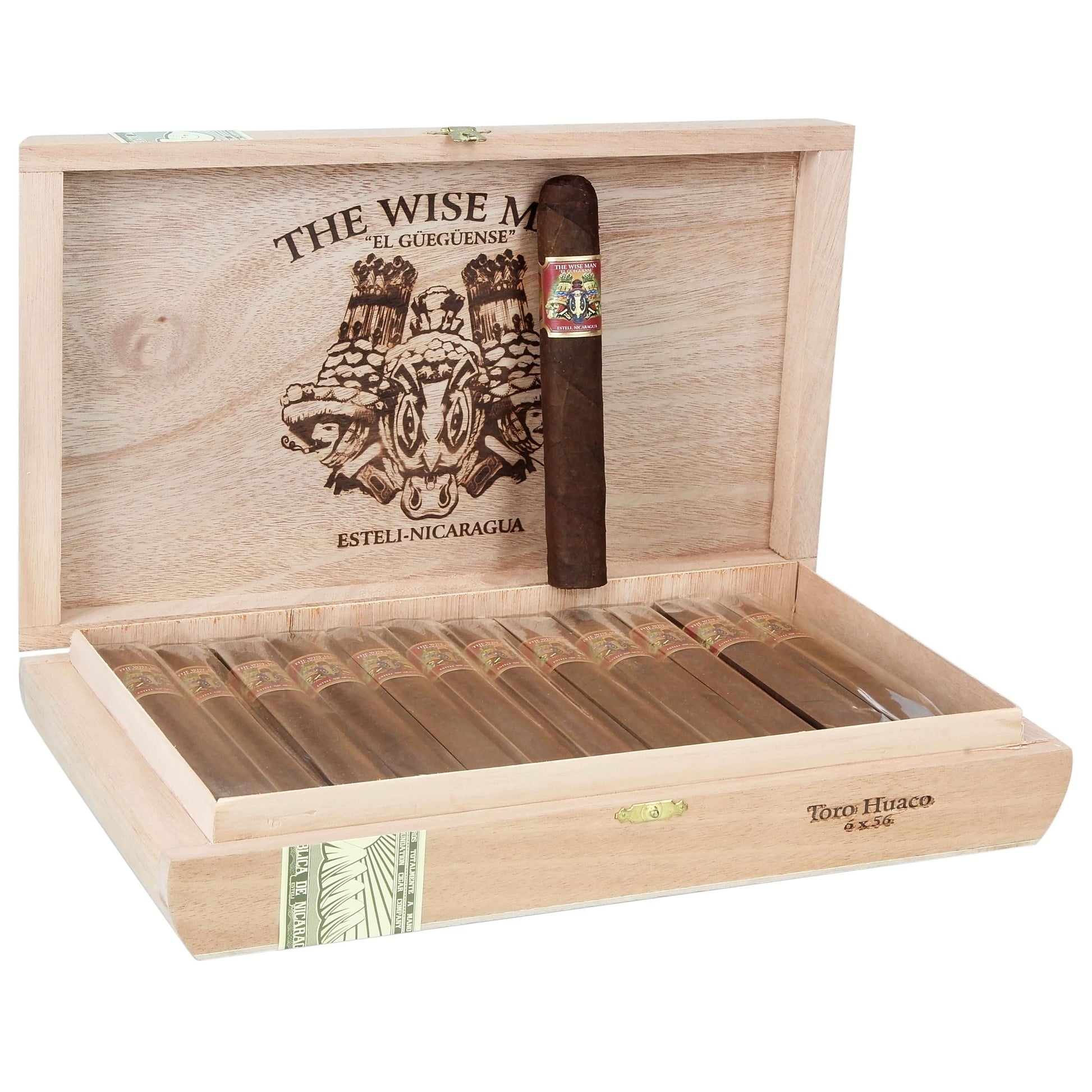 Foundation Cigar Co. The Wise Man Maduro Toro Huaco - Shop Cigars Now  -  - Full, Nicaragua, San Andres Mexican Maduro Wrapper, Toro