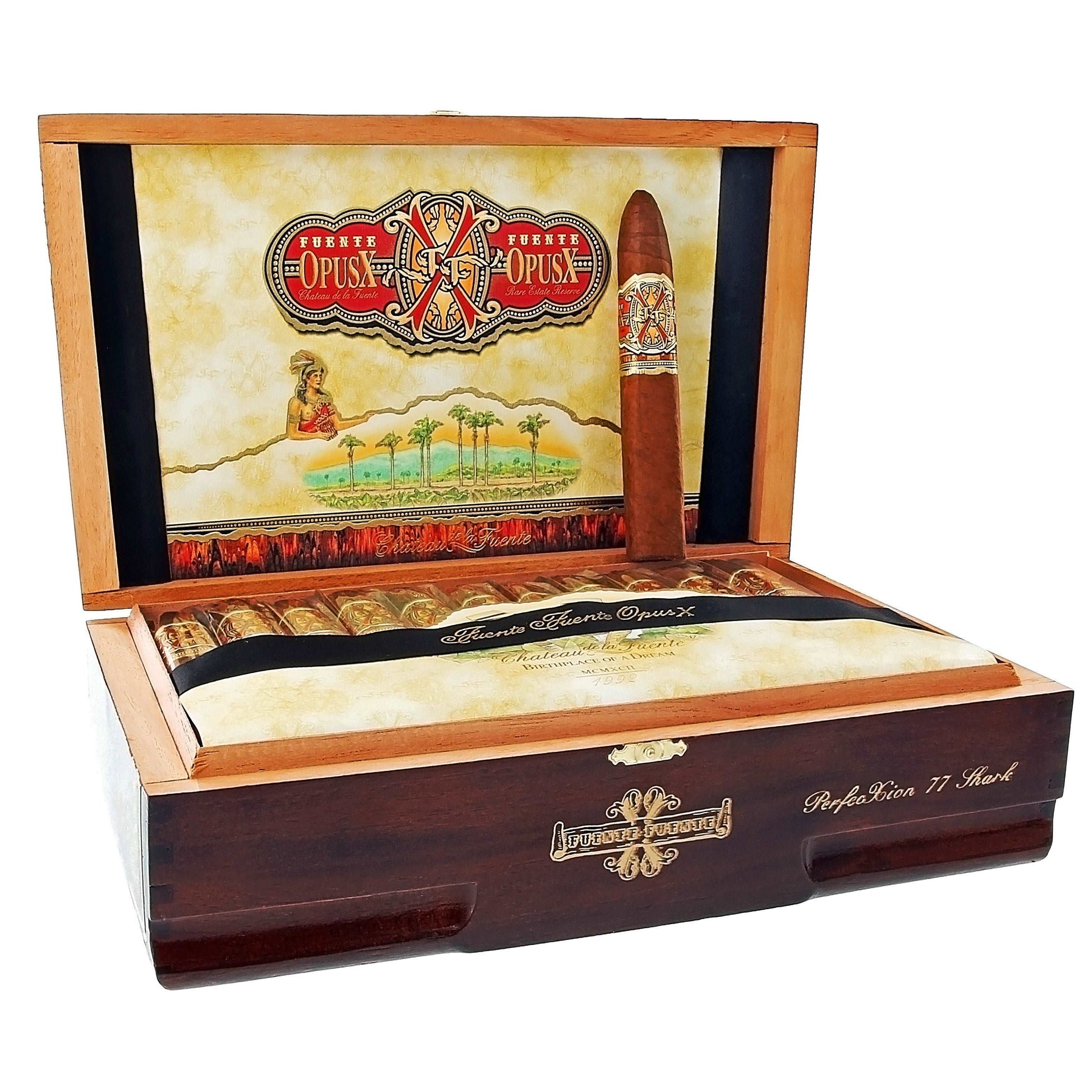 Arturo Fuente OpusX Perfecxion 77 Shark - Shop Cigars Now  -  - Dominican Republic, Dominican Wrapper, FULL, Torpedo