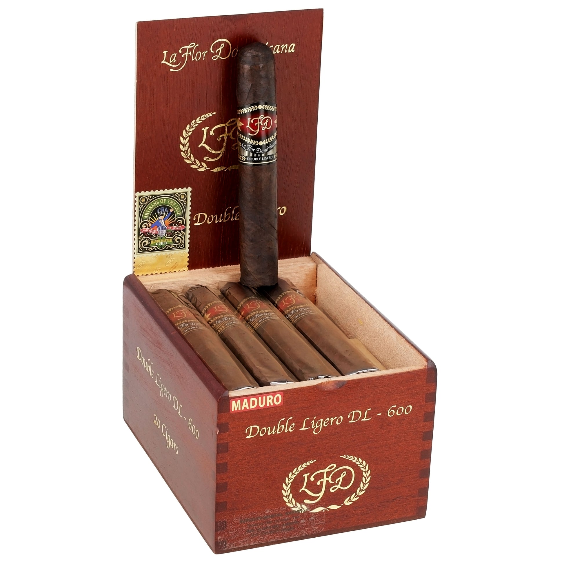 La Flor Dominicana Double Ligero DL-600 Maduro - Shop Cigars Now  -  - Dominican Republic, Ecuadorian Wrapper, Full, Robusto