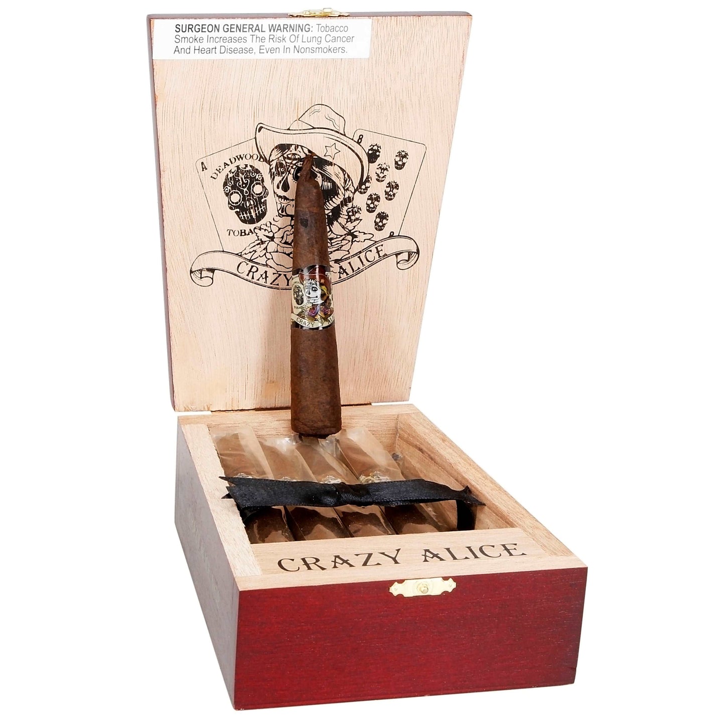 Deadwood Crazy Alice Robusto - Shop Cigars Now  -  - MEDIUM, Nicaragua, Robusto, USA Connecticut Broadleaf Wrapper