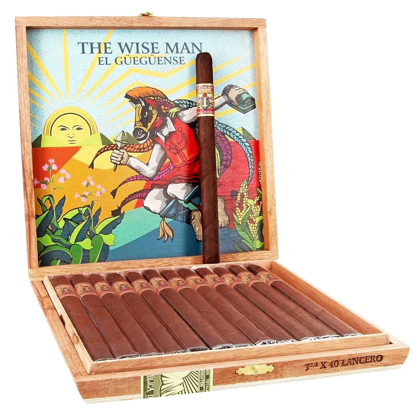 Foundation Cigar Co. The Wise Man Maduro Lancero - Shop Cigars Now  -  - Full, Lancero, Nicaragua, San Andres Mexican Maduro Wrapper