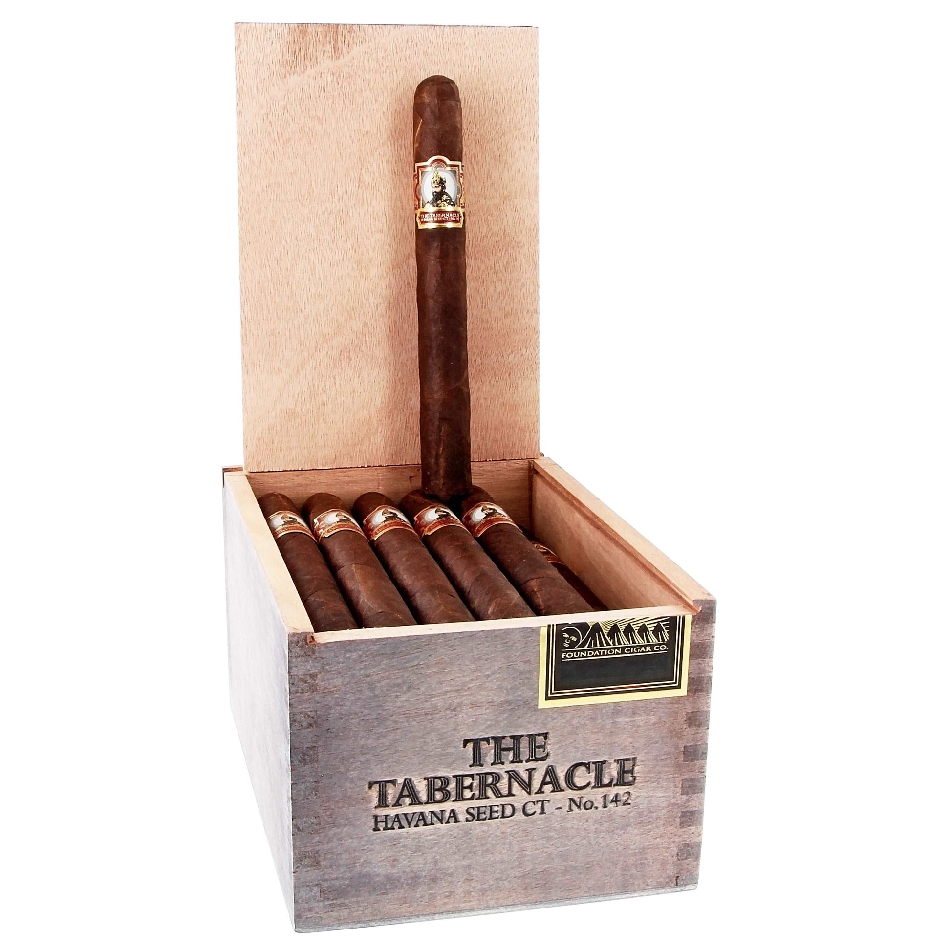 Foundation Cigar Co. Tabernacle Havana Seed CT No. 142 Double Corona - Shop Cigars Now  -  - Double Corona, Full, Nicaragua, USA Connecticut Broadleaf Wrapper