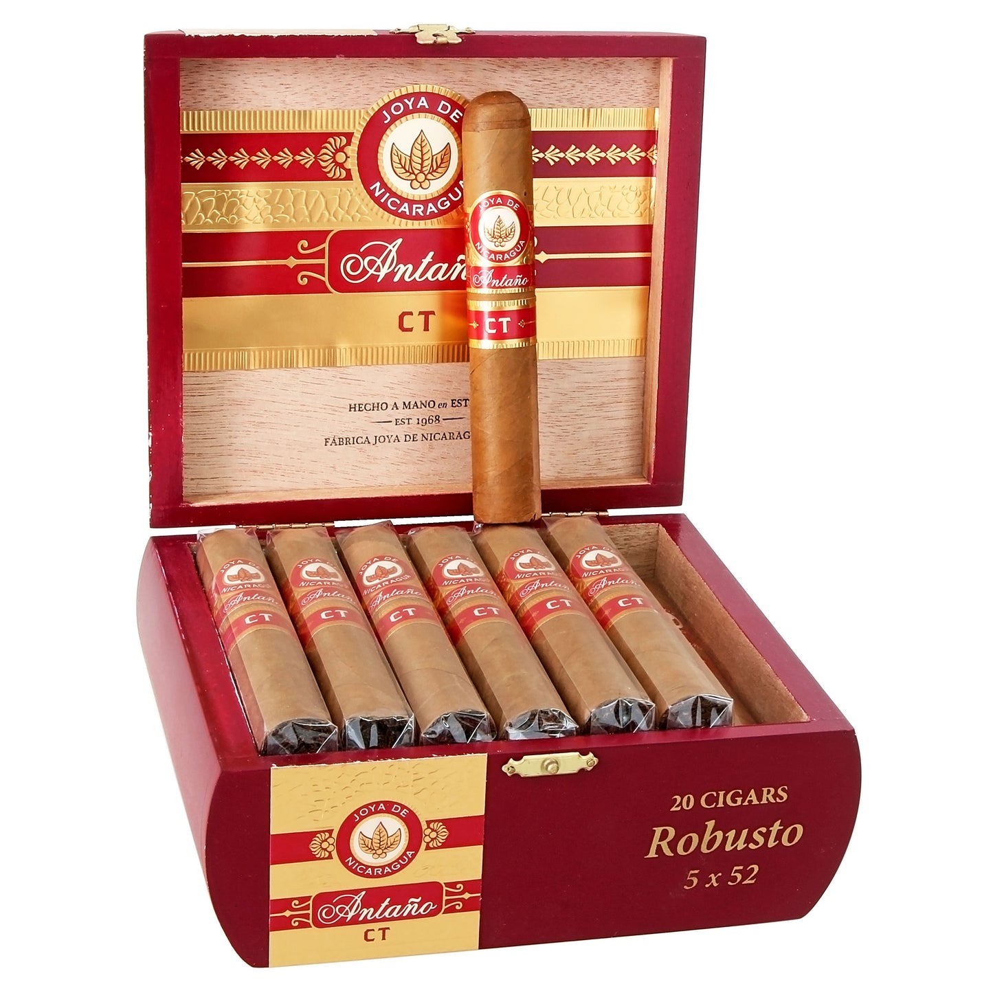 Joya de Nicaragua Antano CT Robusto - Shop Cigars Now  -  - Ecuadorian Connecticut Shade Wrapper, Medium, Nicaragua, Robusto