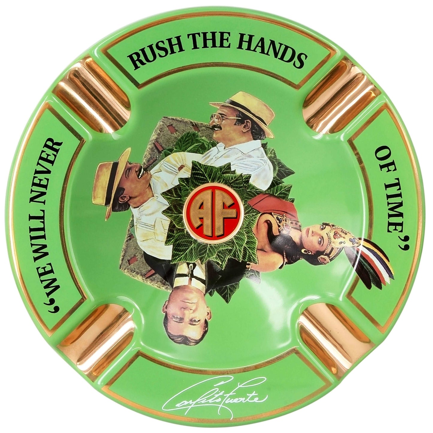 Arturo Fuente Hands Of Time Ashtray Green - Shop Cigars Now  -  - 